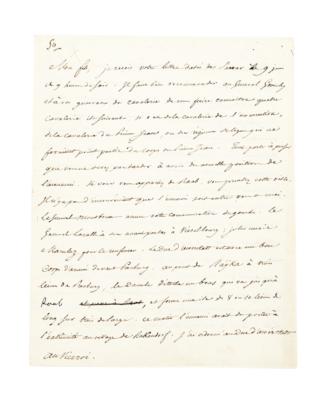 Napoleon I., - Autografi, manoscritti, documenti