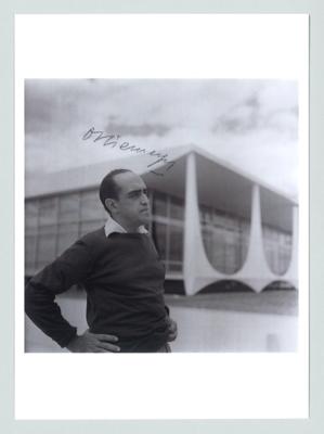 Niemeyer, Oscar, - Autografy, rukopisy, dokumenty