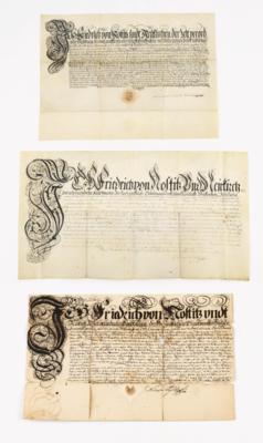 Nostitz und Neukirch, Friedrich v., - Autographs, manuscripts, documents