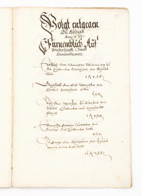 Oberösterreich, Ried im Innkreis, - Autographs, manuscripts, documents