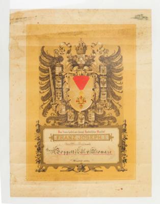 Österreich, Franz Joseph-Orden, - Autographen, Handschriften, Urkunden