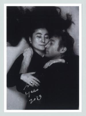 Ono, Yoko, - Autographen, Handschriften, Urkunden