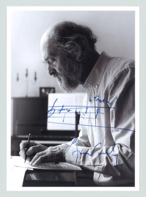 Pärt, Arvo, - Autografy, rukopisy, dokumenty