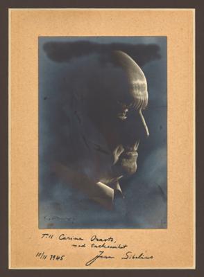 Sibelius, Jean, - Autographs, manuscripts, documents