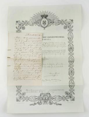 Spanien, König Alfonso XII., - Autographs, manuscripts, documents