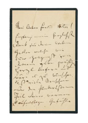 Strauss, Johann, - Autografi, manoscritti, documenti
