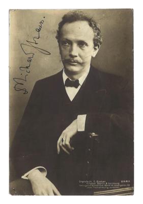 Strauss, Richard, - Autografy, rukopisy, dokumenty