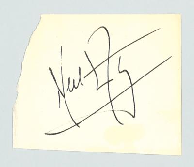 Armstrong, Neil, - Autographs, manuscripts, documents