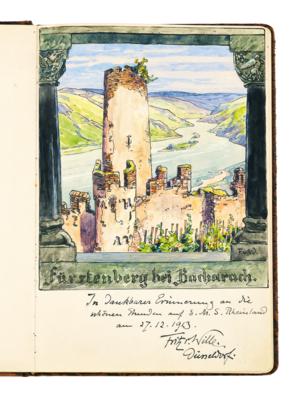 Deutsche Kriegsmarine, S. M. S. Rheinland, - Autographs, manuscripts, documents