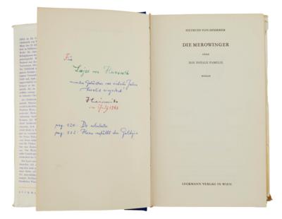 Doderer, Heimito v., - Autographen, Handschriften, Urkunden