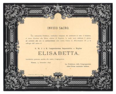Elisabeth, - Autographs, manuscripts, documents