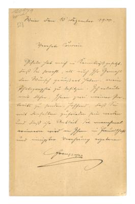 Franz Joseph I., - Autographs, manuscripts, documents