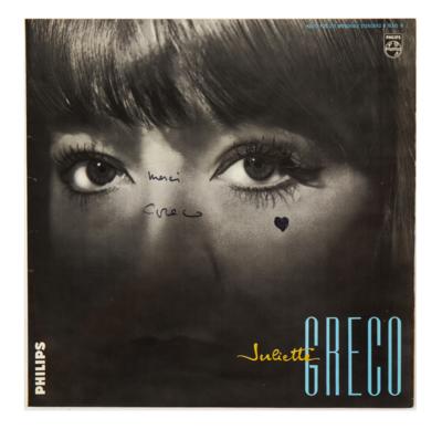 Gréco, Juliette, - Autographs, manuscripts, documents