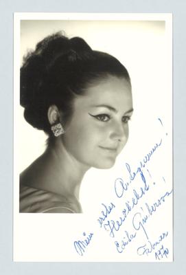 Gruberová, Edita, - Autographen, Handschriften, Urkunden