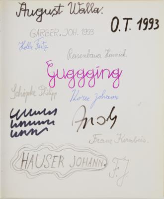 Gugging, Johann Feilacher, - Autografy, rukopisy, dokumenty