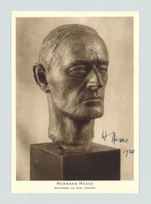 Hesse, Hermann, - Autographs, manuscripts, documents