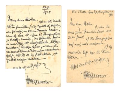 Jacobsohn, Siegfried, - Autographen, Handschriften, Urkunden