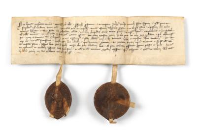 Kärnten, Stift Ossiach, Urkunde des Abtes Heinrich, Ossiach, 25. 12. 1318, - Autografi, manoscritti, documenti