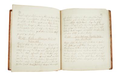 Kochbuch, Manuskript, 1808, - Autographs, manuscripts, documents