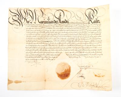 Maximilian II., - Autografy, rukopisy, dokumenty