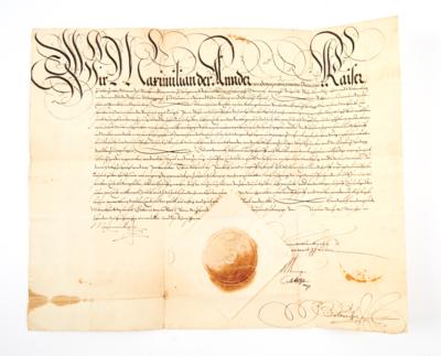 Maximilian II., - Autografi, manoscritti, documenti