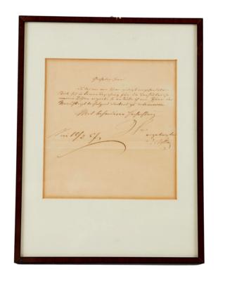 Nestroy, Johann, - Autographs, manuscripts, documents