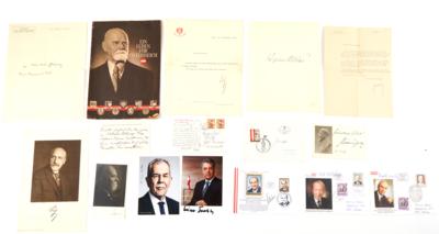 Österreich, Erste und Zweite Republik, - Autographs, manuscripts, documents