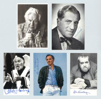 Schauspieler u. a., - Autographen, Handschriften, Urkunden