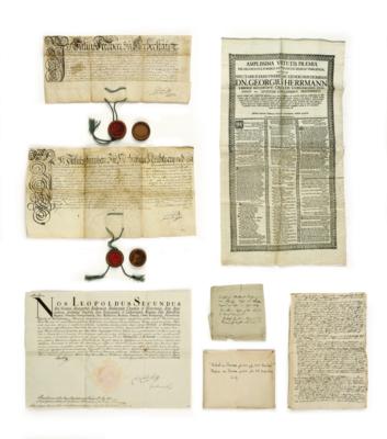 Siebenbürger/ Österreich, Teilnachlass Herren von Hermann - Autografi, manoscritti, documenti