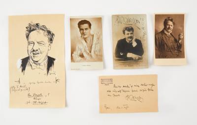 Slezak, Leo, - Autographs, manuscripts, documents