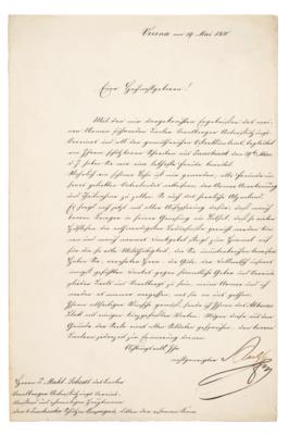 Tirol, Teilnachlass Johann Nepomuk Mahl-Schedl von Alpenburg - Autographs, manuscripts, documents