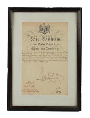 Wilhelm II., - Autographs, manuscripts, documents