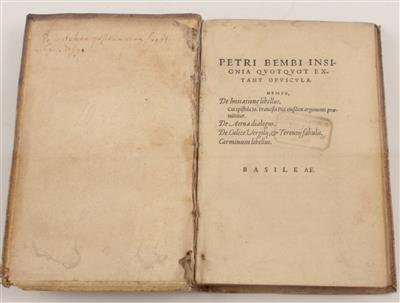 Bembo, P. - Knihy a dekorativní tisky