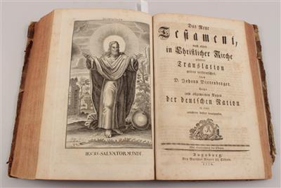 Biblia germanica. - Biblia sacra. - Libri e grafica decorativa