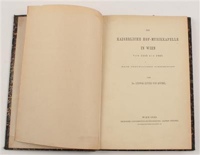 Köchel, L. v. - Knihy a dekorativní tisky