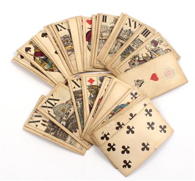 Spielkarten. - Piatnik - Veduten - Tarock - Books and Decorative Prints