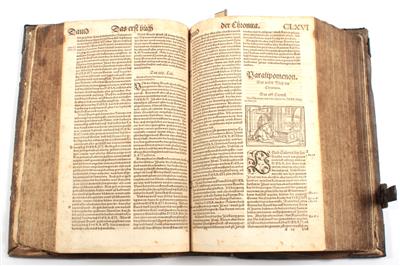 Biblia germanica. - Die gantze Bibel, - Bücher und dekorative Grafik