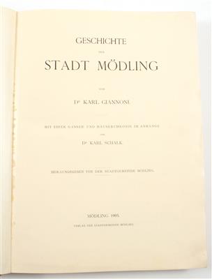 Mödling. - Giannoni, K. - Bücher und dekorative Grafik
