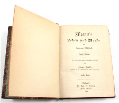 Mozart. - Ulibischeff (Ulybysev), A. (D.). - Libri e grafica decorativa