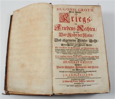 Grotius, H. - Bücher und dekorative Grafik