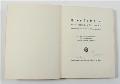 Jungnickel. - Tierfabeln - Bücher und dekorative Grafik