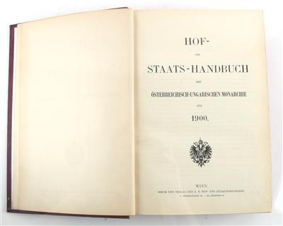Hof- und Staats - Handbuch - Bücher und dekorative Grafik