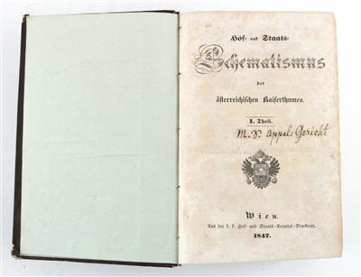 Hof- und Staats - Schematismus - Bücher und dekorative Grafik