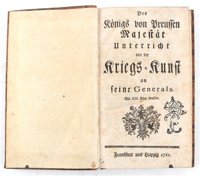 (Friedrich der Große, König von Preußen). - Libri e grafica decorativa