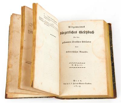 ALLGEMEINES BÜRGERLICHES GESETZBUCH - Knihy a dekorativní grafika