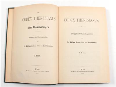 Der CODEX THERESIANUS - Bücher und dekorative Grafik