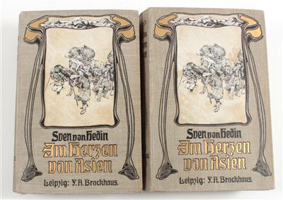 HEDIN, S. - Bücher und dekorative Grafik