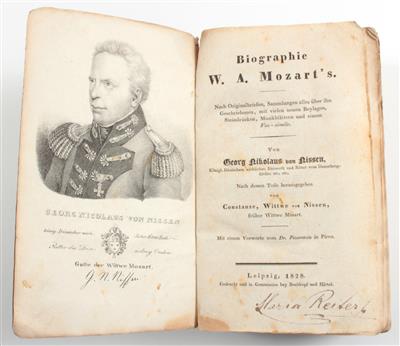 MOZART. - NISSEN, G. N. v. - Libri e grafica decorativa