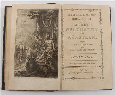 (PELCL, F. M., M. A. VOIGT und I. von BORN). - Knihy a dekorativní tisky
