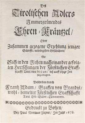 BRANDIS, F. A. v. - Bücher und dekorative Grafik